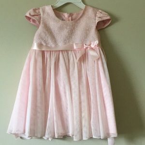 Tulle skirt dress with cap sleeves